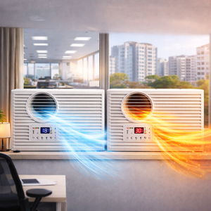 Cabine de réunion insonorisée portable OEM ODM avec unité de climatisation à fenêtre haute efficacité et fonctions de système de refroidissement et de chauffage intelligentes - Product Image 1