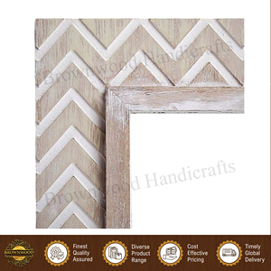 Unique Design Best Quality Top Selling 100% Natural Solid Mango Wood Photo <b>Frame</b> <b>White</b> Wash Color Home Decoration & Gifts Use - Product Image 3