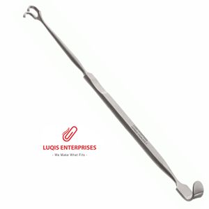 Rétracteur trachéal Jackson 17 cm, double extrémité, en acier inoxydable, instrument chirurgical réutilisable - Product Image 3