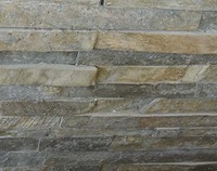 Tuiles d'ardoise naturelle verte TSF Deoli - Écologiques, durables, fines, à bords sciés pour revêtement mural extérieur et sols de villas