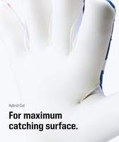 Gants de gardien de but légers, contrôle du ballon, paume à coussinets souples, design de poignet flexible, matériau en latex, séchage rapide, fermeture auto-agrippante