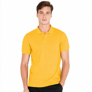Polo d'été en gros pour hommes, manches courtes, léger, 100 % coton - Product Image 4