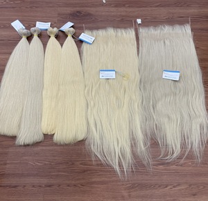 Super offres sur les mèches de cheveux humains vietnamiens bruts, tissées à la machine, couleur naturelle, cuticules alignées, prêtes à être expédiées – Meilleures ventes - Product Image 1