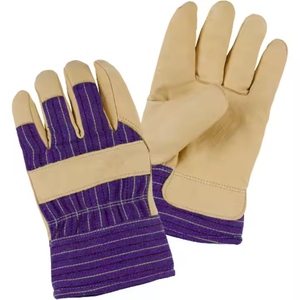 Gants de sécurité en cuir de vachette grainé de haute qualité, doux et résistants à l'abrasion, pour la protection des mains en construction, utilisation quotidienne - Product Image 6