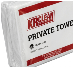 Lingettes nettoyantes non tissées blanches Krclean XK6, fournitures en gros, 50-80 lingettes, sac de lingettes sèches pour patients du Vietnam - Product Image 1