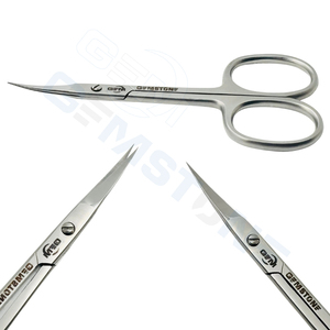 Ciseaux à cuticules en acier inoxydable de haute qualité, outil professionnel de manucure et pédicure pour les soins des ongles, pour une utilisation en salon de beauté - Product Image 2