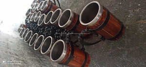 แก้วอะคาเซียทำจากไม้สำหรับแก้วกาแฟและหมีสำหรับห้องครัวและโต๊ะทำด้วยมือแก้วเครื่องดื่มทำจากไม้สำหรับทำให้สกปรกมีจำหน่ายจำนวนมาก - Product Image 3