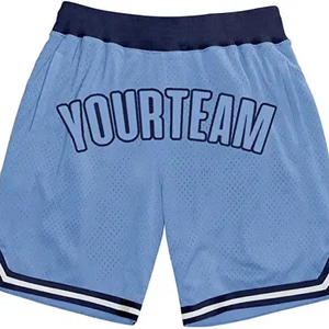 Nouveau design, shorts de basket-ball décontractés pour hommes, 100% polyester, avec logo imprimé par sublimation, poches, ceinture élastique - Product Image 5