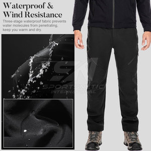 Vêtements d'aventure en plein air respirants avec tissu extensible, coupe confortable, pantalon softshell pour les voyages, pantalon softshell - Product Image 4