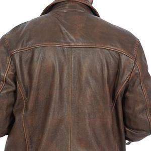 Chaquetas de Cuero para Hombre Hechas a Mano en Pakistán, Totalmente Personalizadas, de Cuero Vacuno Genuino, Venta al Por Mayor - Product Image 4