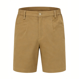 Shorts Bermuda Homme Kaki Taille Mi-Haute 100% Polyester Séchage Rapide Tissu Tricoté Décontracté Sportif Cordon de Serrage Motif Camouflage Poches - Product Image 6