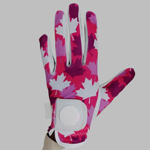 Guante de Golf de Piel Cabretta Transpirable para Mano Izquierda con Diseño Personalizado con Estampado de Puntos para Entrenamiento en Club - Product Image 2