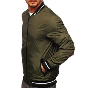 Blouson Bomber Léger Premium pour Homme – Style Aviateur Décontracté avec Fermeture Éclair, Coupe-Vent, Tendance Streetwear et Poignets Côtelés - Product Image 1