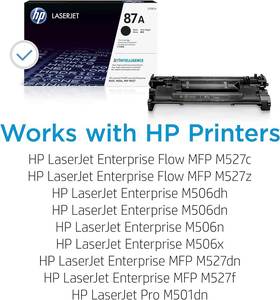Cartucho de Tóner Original HP 87A Negro para LaserJet CF287A - Product Image 6