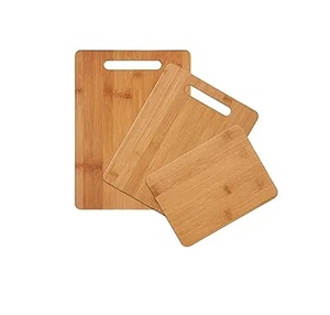 Planche à découper en bois massif brun, plateau de service en bois d'acacia avec poignée, planche à découper pour charcuterie - Product Image 6