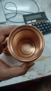 Radhe Enterprises Premium Quality New Design Eco-Friendly Copper Full Etching Classic Style Water <b>Bottle</b> 500ml Customized - Product Image 5