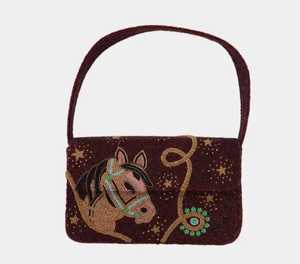 Bolso de Mano Geométrico con Cuentas de Primera Calidad para Mujer, con Detalles Artísticos y Estilo Sofisticado para Eventos Formales y Fiestas - Product Image 2