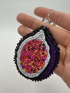 Fashionable Embroidery Beaded <b>Keychain</b> Handmade Gift Accessory for Special Occasions Artisan Crafted Embroidered Beaded <b>Keychain</b> - Product Image 5