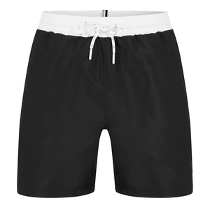High Waist Casual Athletic Side Stripes Drawstring Waist Quick Dry Casual Swim Shorts Gym Workout Swim Shorts <b>Men</b> Fitness - Product Image 3
