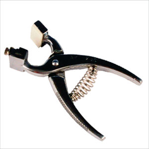 Pince à tatouer vétérinaire en aluminium de haute qualité, best-seller, finition mate, norme ISO 9001 - Product Image 1