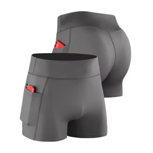 Bulk Nylon Spandex Plus Size Shapewear Sports <b>Shorts</b> <b>Men</b> Running Training Fitness 3/4 Pants Gym <b>Compression</b> <b>Shorts</b> - Product Image 4