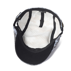 Gorra Plana de Tweed de Lana Personalizada con Etiqueta Privada, Estilo Retro Cabbie Ivy League, Venta al por Mayor, Gorra Plana Clásica de Tweed con Logotipo Personalizado, Estilo Peaky - Product Image 4