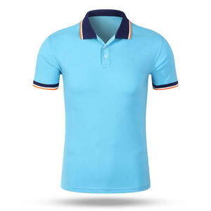 Polo Rojo Sólido para Hombre, Manga Corta, Tejido, Estilo Casual, con Cuello y Puños en Contraste - Product Image 3