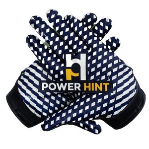 Gants de football américain personnalisés, antidérapants, en silicone, avec logo et design sur mesure - Product Image 2