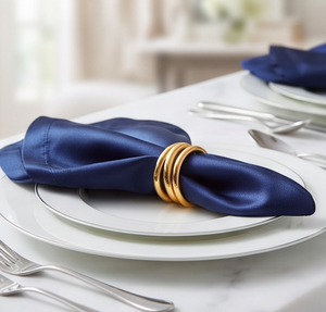Classic <b>Silver</b> And Golden <b>Napkin</b> Ring With Plain Finished For Dining Table Decor Gifting And Table Styling - Product Image 6