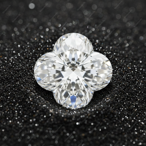 Diamant de laboratoire cultivé en gros, certifié IGI GIA, 3 carats, naturel HPHT CVD, synthétique, en vrac, D VVS, motif trèfle à quatre feuilles - Product Image 2