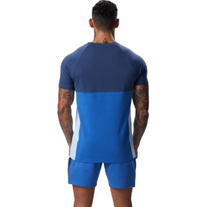 Fabricante Directo de Fábrica, Personalización de Ropa Deportiva de Alta Calidad con Bloques de Color, Conjunto de Camiseta y Pantalones Cortos para Hombre, Venta al Por Mayor - Product Image 2