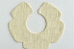 JALBEBE Bavaglino per Neonati in Mussola di Cotone, Chiusura con Bottone Singolo, Ecologico, Antibatterico, Lavabile, Unisex - Product Image 4