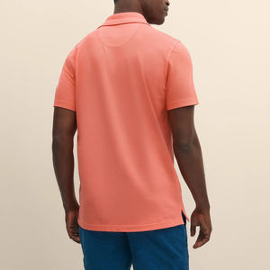 Precio al por mayor, 100% algodón, logotipo personalizado impreso en DTF, polo para hombre, ropa casual de verano, color sólido, transpirable, polos para hombre - Product Image 2