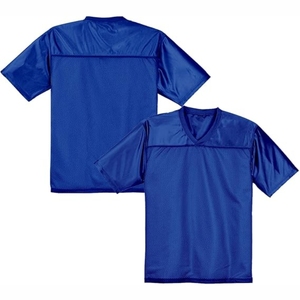 Maillot de rugby personnalisé de haute qualité, respirant, à manches courtes, grande taille, en mesh, 100% polyester et impression par transfert thermique - Product Image 1