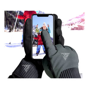 Gants d'hiver pour hommes avec doublure en polaire chaude, adaptés au cyclisme, à la randonnée et aux sports de plein air, coupe-vent et imperméables - Product Image 3