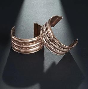 Pulsera de Cobre Ajustable Hecha a Mano para Hombre y Mujer, Brazalete Vintage, Joyería de Energía Espiritual, Regalo - Product Image 4