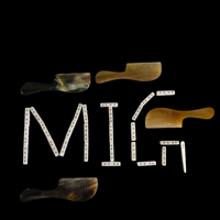 Dés longs faits à la main en os de buffle pour le jeu de Ludo, des Serpents et des Échelles et de nombreux autres jeux d'intérieur et d'extérieur. M.I.G. EXPORTATIONS.