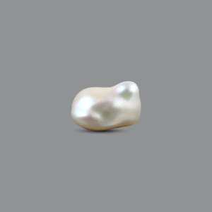 Perle Keshi naturelle artisanale de 6,85 carats - Perle d'eau douce baroque boutonnée de 8 mm par Nova Mart pour bijoux fins - Product Image 3