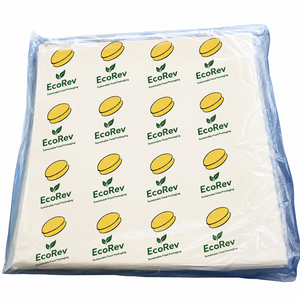 EcoRev Greaseproof Waterproof Disposable Sugar <b>Packaging</b> Paper White Brown <b>Biodegradable</b> Food Wrapping Recyclable Wood Pulp - Product Image 3