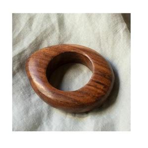 Anillo para Servilletas de Madera de Mango, Diseño Minimalista, Hecho a Mano, Decoración para el Hogar, Forma Redonda, para Comedor - Product Image 1