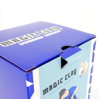 Venta al por mayor personalizado impreso un conjunto Mailer Carton E Flauta Cajas de embalaje de cartón corrugado para juegos de regalo