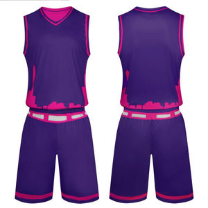 Men's Basketball Uniforms Breathable Polyester Jersey Anti-Bacterial Quick Dry Logo Printing Plus Size Sets Shorts New <b>Model</b> - Product Image 1