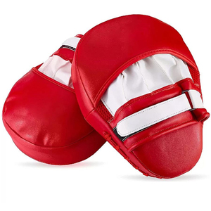 Cibles de boxe personnalisées de haute qualité avec logo imprimé – Matériaux PU/Cuir/Néoprène/Cuir de vachette – Écologiques et respirants pour les arts martiaux - Product Image 1