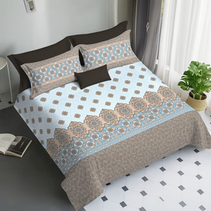 Sábanas de Algodón de Lujo para Cama King Size sin Costuras |   Tela Suave de Primera Calidad |   Colección de Ropa de Cama Elegante |   Estilo Hotelero - Product Image 1