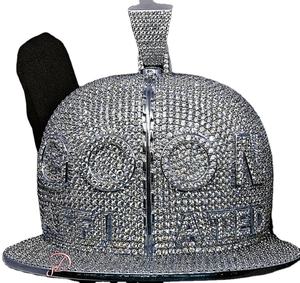 Moissanite argent Sterling personnalisé lettre nom GOON casquette pendentif HIP HOP personnalisé lettre pendentif - Product Image 2