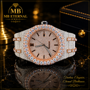 นาฬิกาหรู MB ETERNAL ประดับเพชร ขนาด 41 มม. ตัวเรือนสแตนเลสสตีลอัลลอยด์ ระบบอนาล็อก ควอตซ์ สำหรับทั้งชายและหญิง กระจกแซฟไฟร์ผสม ระบบอัตโนมัติ Citizen พร้อมฟังก์ชั่นวันที่ - Product Image 1