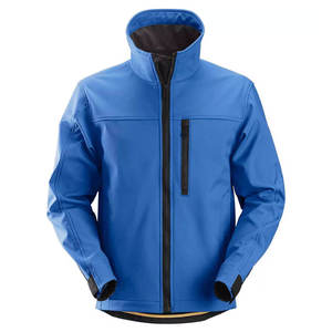 เสื้อแจ็คเก็ตผู้ชาย OEMODM ผ้า softshell ระบายอากาศได้ดี สำหรับฤดูหนาว สกรีนโลโก้ได้ กระดุมสองแถว กันน้ำ กันลม เหมาะสำหรับเดินป่าในฤดูใบไม้ผลิ และสวมใส่ลำลอง - Product Image 1