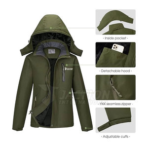 Veste de ski à la mode, dernière collection, impression de logo personnalisée, veste d'hiver pour le ski en différentes couleurs - Product Image 4