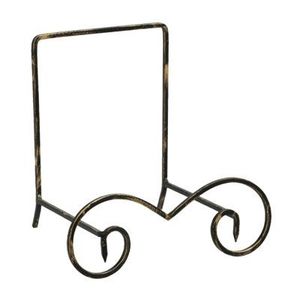 Metal <b>Plate</b> Stand For Restaurant Buffet <b>Plate</b> Display With Heavy Base And Elegant Simple Design - Product Image 3