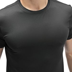 Mens <b>Charcoal</b> Grey Premium Crew Neck <b>T</b> <b>Shirt</b> Short Sleeve Casual Sportswear Regular Fit OEM Manufacturer Wholesale Apparel - Product Image 2